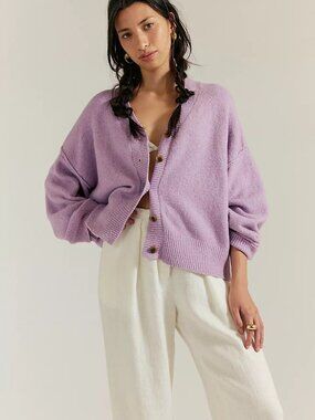 Free People Cool of the Night Cardi